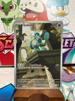 Golett 122/086 Illustration Rare - Black Bolt - Pokemon TCG - SHIPS FAST - Image 1
