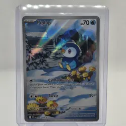 Pokemon TCG Piplup Illustration Rare 098/094 Phantasmal Flames - Image 1