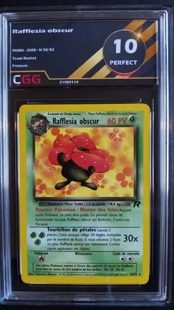 Carte pokemon Rafflesia obscur (TR 30) Team Rocket FRANCAIS CGG 10 2108114 - Image 1