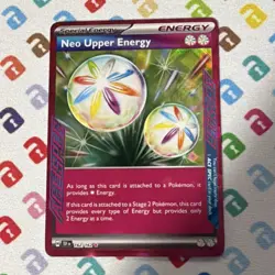 TCG Pokemon Neo Upper Energy 162/162 SV05 Temporal Forces Ace SPEC Rare Holo EN - Image 1