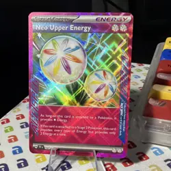 TCG Pokemon Neo Upper Energy 162/162 SV05 Temporal Forces Ace SPEC Rare Holo EN - Image 2