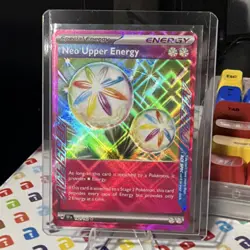 TCG Pokemon Neo Upper Energy 162/162 SV05 Temporal Forces Ace SPEC Rare Holo EN - Image 3