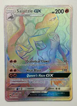 Pokemon Salazzle GX (Secret) 151/147 Sm-Burning Shadows Holo (LP) - Image 1