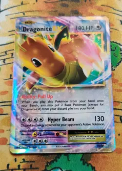 Pokemon TCG Dragonite Ex XY Evolutions 72/108 Holo Rare EX Near Mint - Image 1