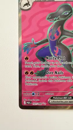 Salazzle ex 101/088 Ultra Rare English Pokemon TCG Perfect Order NM - Image 5