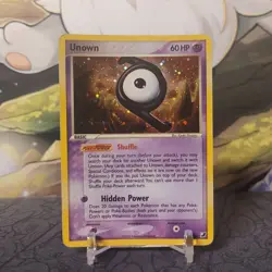 Pokemon EX Unseen Forces HOLO Unown Z/28 - HP/MP - Image 1