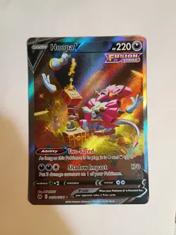 Hoopa v GG53/GG70 Crown Zenith Galarian Gallery Full Art Holo Pokemon TCG - Image 1
