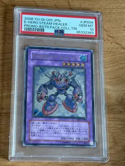 PSA 10 Elemental Hero Steam Healer Japanese Ultimate BPT-JP004 Tin Yugioh - Image 1
