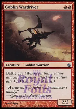 Goblin Wardriver 1x FOIL MBS MTG Mirrodin Besieged Uncommon MINT red - Image 1