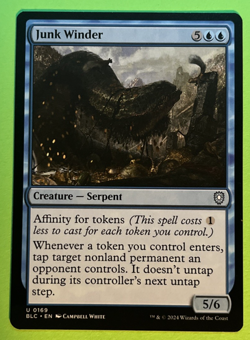 Junk Winder BLC 169 MTG NM/M Never Played - Image 1