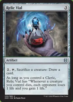 Relic Vial -Foil Light Play MTG Zendikar Rising - Image 1