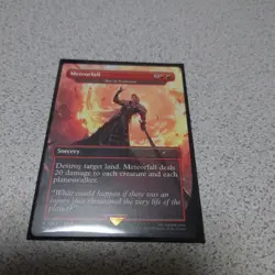 [SC] ya85 Mtg Sld Meteor'S Descent English One Piece Fantasy Secret Lair Star O - Image 1