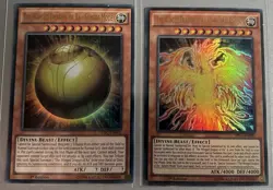 Yu-Gi-Oh! TCG - The Winged Dragon Of Ra - 1st Edition - Holo - 2 Cards - Image 1