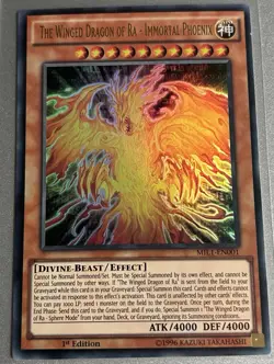 Yu-Gi-Oh! TCG - The Winged Dragon Of Ra - 1st Edition - Holo - 2 Cards - Image 2