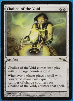 Chalice of the Void Mirrodin HEAVILY PLD Artifact Rare CARD (509160) ABUGames - Image 1