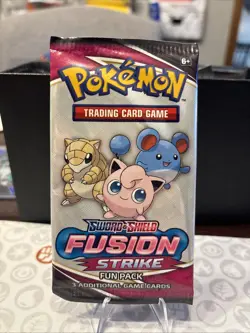 Pokemon Card - Fusion Strike - Fun Pack - 3 Cards - Factory Sealed - Image 1