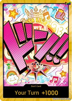DON!! Card (Uta) (Gold) [PRB-01 - ] - NM [Foil] TCG One Piece - Image 1
