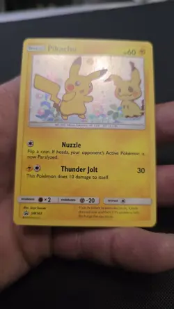 Pikachu SM162 Black Star Promo Card sun & moon NM-LP Condition pokemon - Image 3