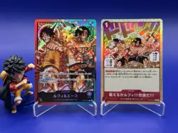 ONE PIECE Card Game Start Deck ST-30 Luffy & Ace ST30-001 ST30-016 Set Japanese - Image 1