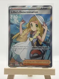 Pokemon TCG Mega Evolution Lillie’s Determination Full Art Trainer Card 169/132 - Image 1