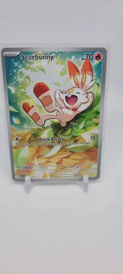 Pokemon Scorbunny Basic 70 HP 225/217 Fire Regular 2026 Set Nintendo Card - Image 1