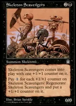 MTG magic cards 1x Skeleton Scavengers Stronghold Light Play, English - Image 1