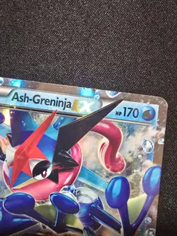 Ash-Greninja EX XY133 Black Star Promo Moderately Played Pokemon Card - Image 4