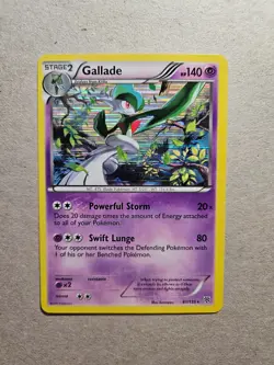 Gallade 61/135 Plasma Storm Cosmos Holo Rare Pokemon Card - NM - Image 1
