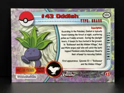 Oddish Tekno #43 2000 Topps Chrome NM Pokemon Card - Image 3