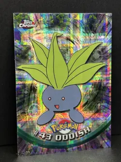 Oddish Tekno #43 2000 Topps Chrome NM Pokemon Card - Image 5