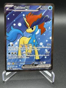 Keldeo ex 159/086 - SV White Flare - Full Art Ultra Rare English Pokemon Card NM - Image 1