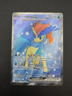 Keldeo ex 159/086 - SV White Flare - Full Art Ultra Rare English Pokemon Card NM - Image 2