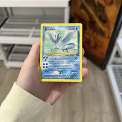 Pokemon TCG Articuno 17/62 Fossil Unlimited Non-Holo Card WOTC Vintage LP - Image 1