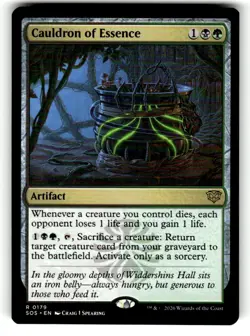Cauldron of Essence #179 Rare Secrets of Strixhaven Magic: The Gathering NM - Image 1