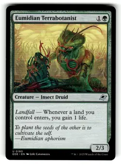 Eumidian Terrabotanist #180 Uncommon Edge of Eternities Magic: The Gathering NM - Image 1