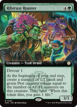 Ribtruss Roaster (Extended Art) - Commander: Secrets of Strixhaven (SOC) - Image 1