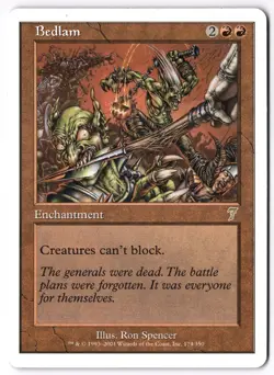 Bedlam 7TH 174 Magic: The Gathering R NM - Image 1