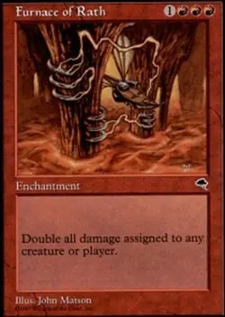 1x Furnace of Rath Heavy Play MTG Magic - Kid Icarus - - Image 1
