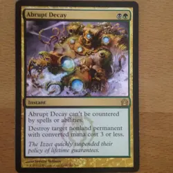 Abrupt Decay - MTG - Return to Ravnica (Rare) - Image 1