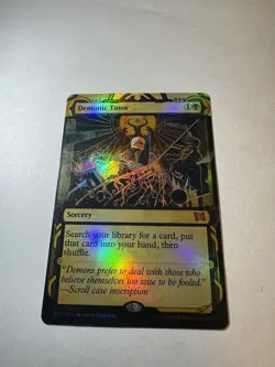 Demonic Tutor x 1 N/M TRADITIONAL FOIL Strixhaven Mystical Archive MTG STA 090 - Image 1