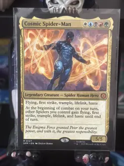Magic The Gathering Marvel's Spider-Man Cosmic Spider-Man #127 Regular Mythic NM - Image 1
