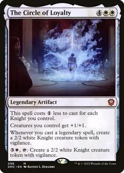 The Circle of Loyalty NonFoil Dominaria United Commander 98 NM MTG - Image 1