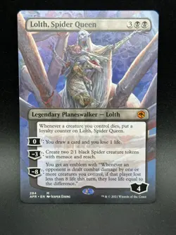 MTG Lolth, Spider Queen M Adventures in the Forgotten Realms #284 - Image 1