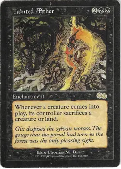 MTG - HP - Tainted Aether - Enchantment - Rare - Urza's Saga - Image 1