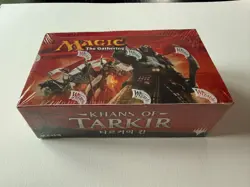 MTG Khans of Tarkir KOREAN Booster Box - Factory Sealed - FREE shipping - Image 1