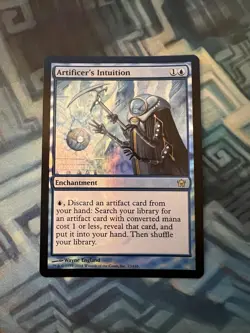 MTG Foil Artificer's Intuition NM-/EX+ Fifth Dawn - Image 1