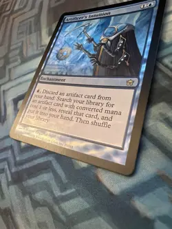 MTG Foil Artificer's Intuition NM-/EX+ Fifth Dawn - Image 5
