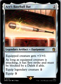 Magic | WHO | Ace's Baseball Bat | 170 | NM - Image 1