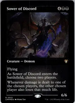 Magic | CMM | Sower of Discord (Foil Etched) | 522 | NM | Foil - Image 1