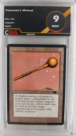 Tawnos's Wand CGG 9 MINT MTG ANTIQUITIES 18640069 - Image 1